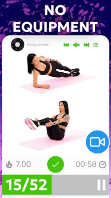 Home Workouts for Women android App screenshot 5